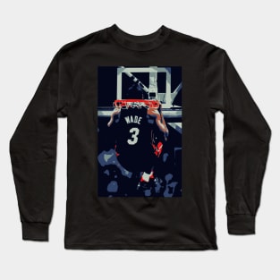 Dwyane Wade Inside the Basket Long Sleeve T-Shirt